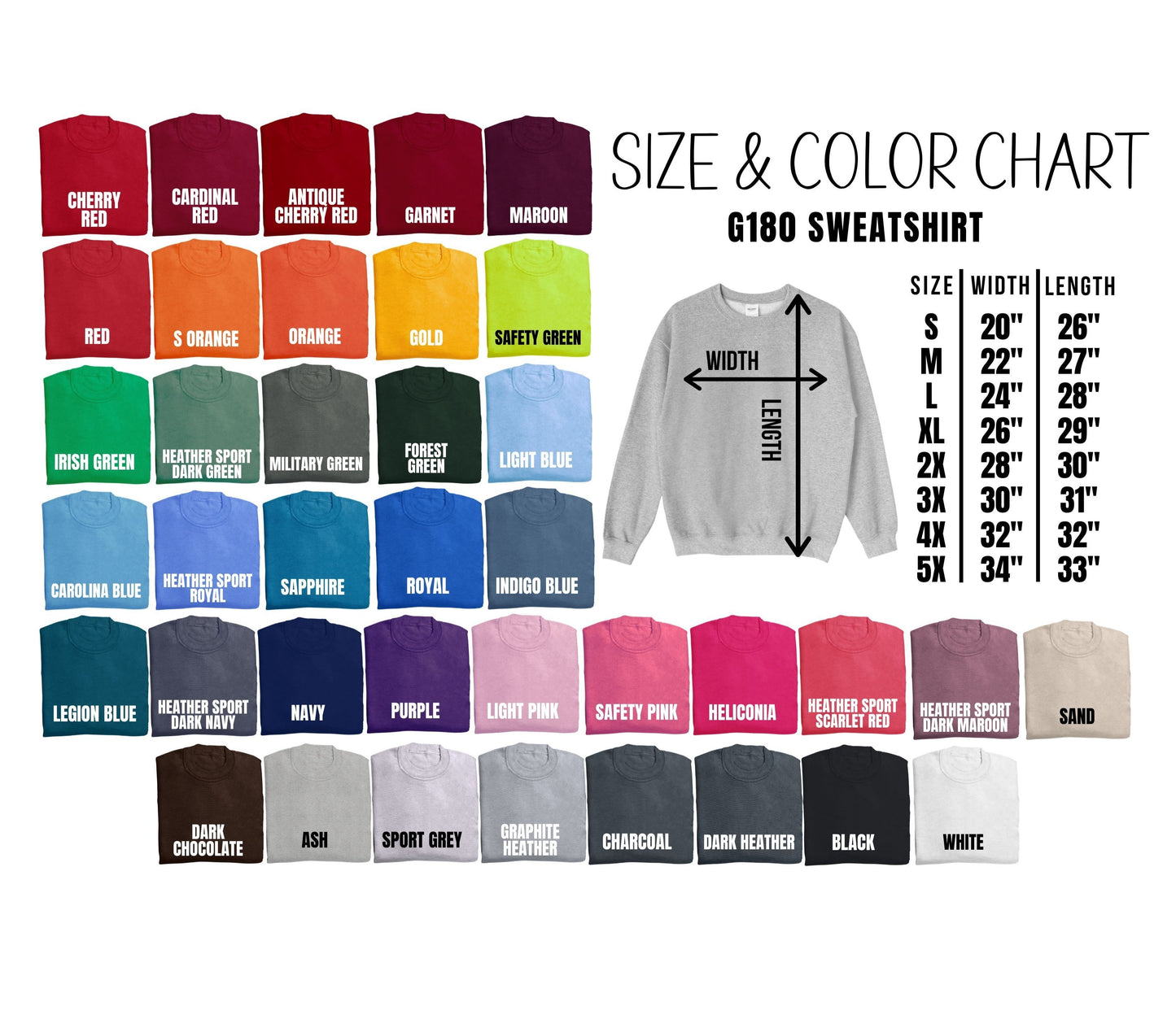 100 Days of School Tally Color Crewneck