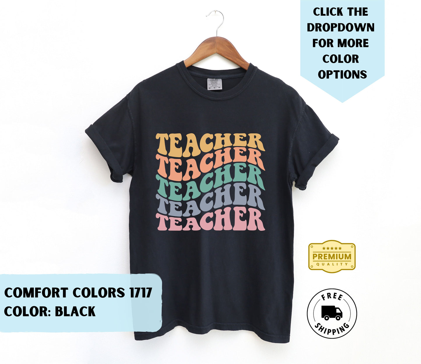 Teacher Wave Color T-Shirt