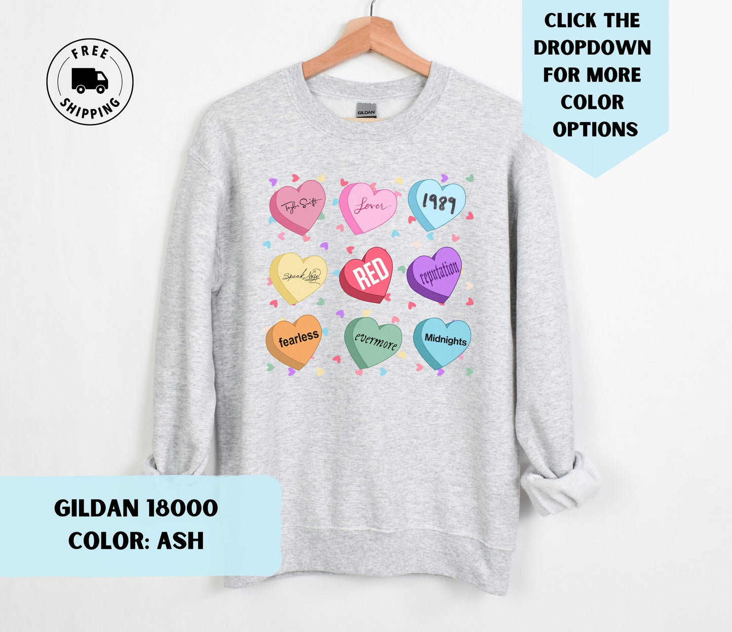 Swiftie Valentine Crewneck