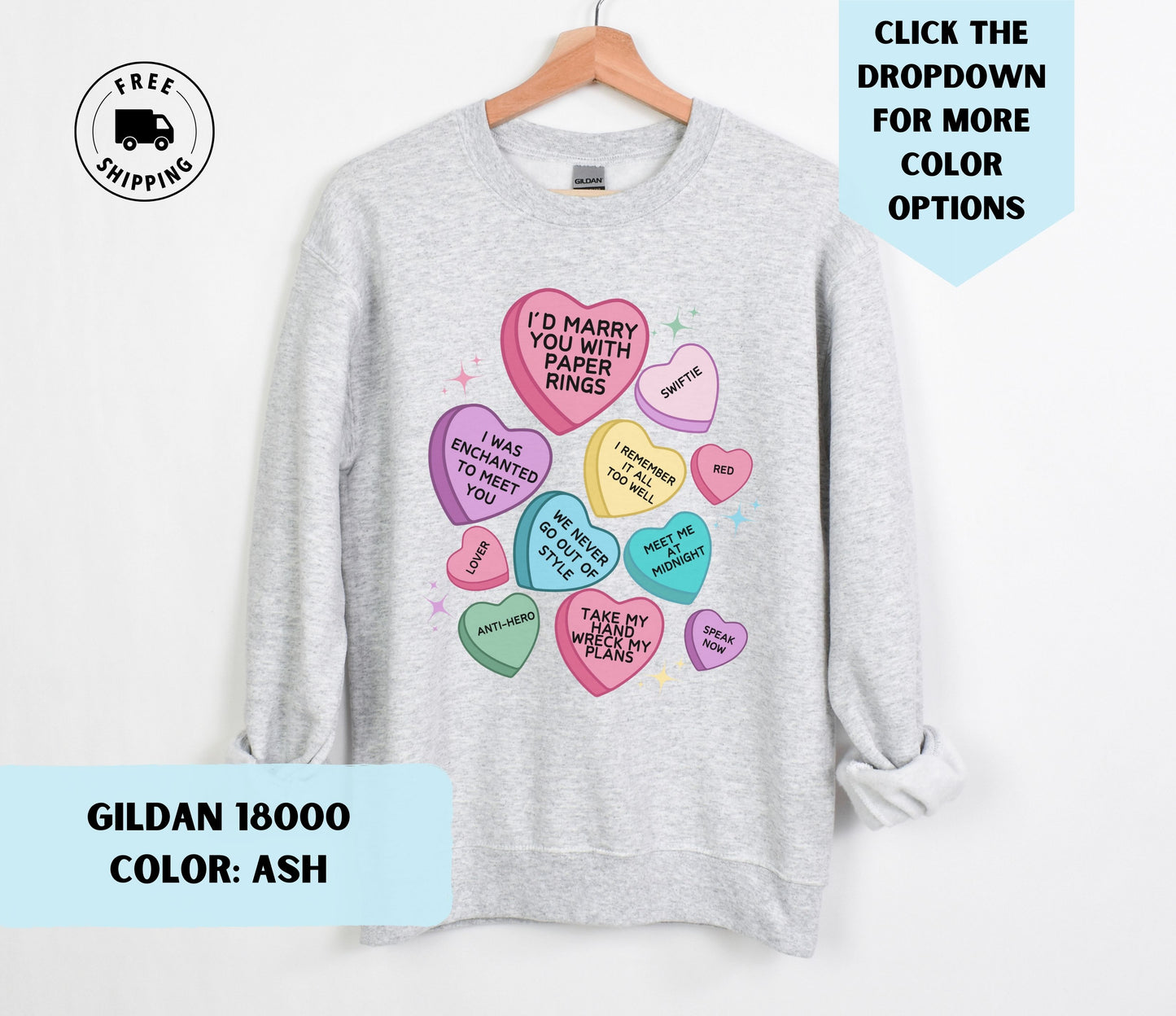 Paper Rings Valentine Crewneck