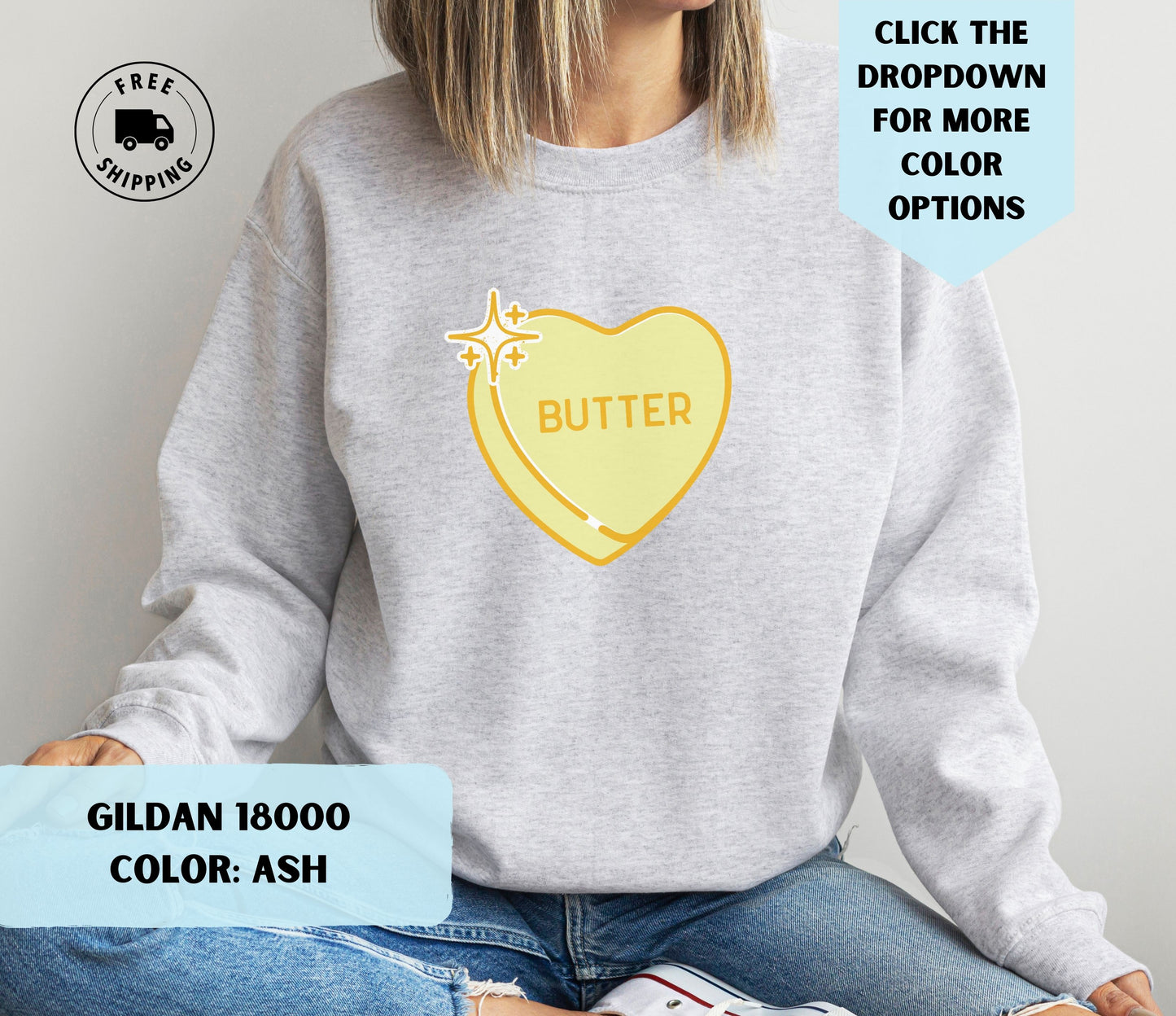 Butter Valentine Crewneck