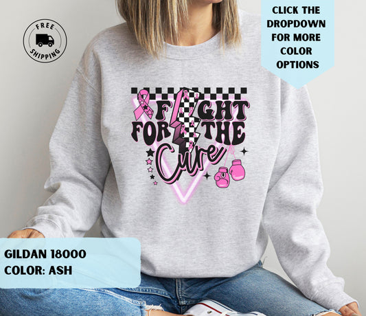 Fight for the Cure Breast Cancer Awareness Crewneck