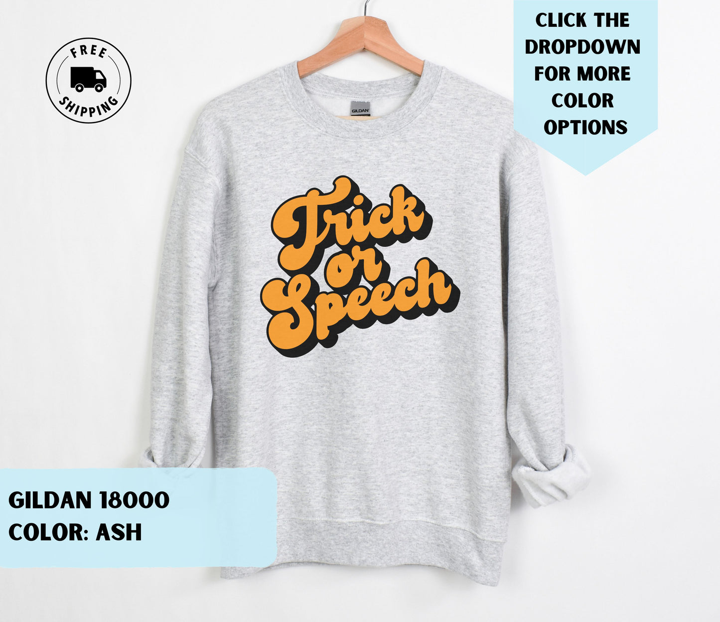 Trick or Speech Crewneck