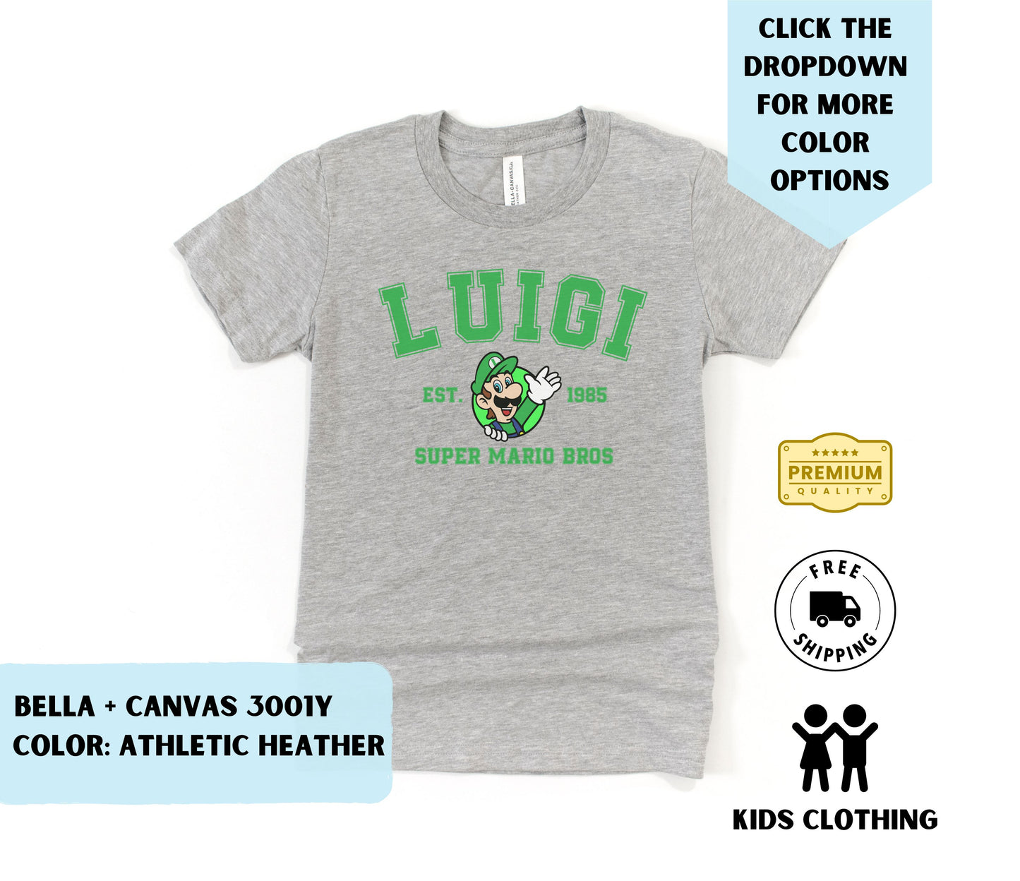 Youth Luigi T-Shirt