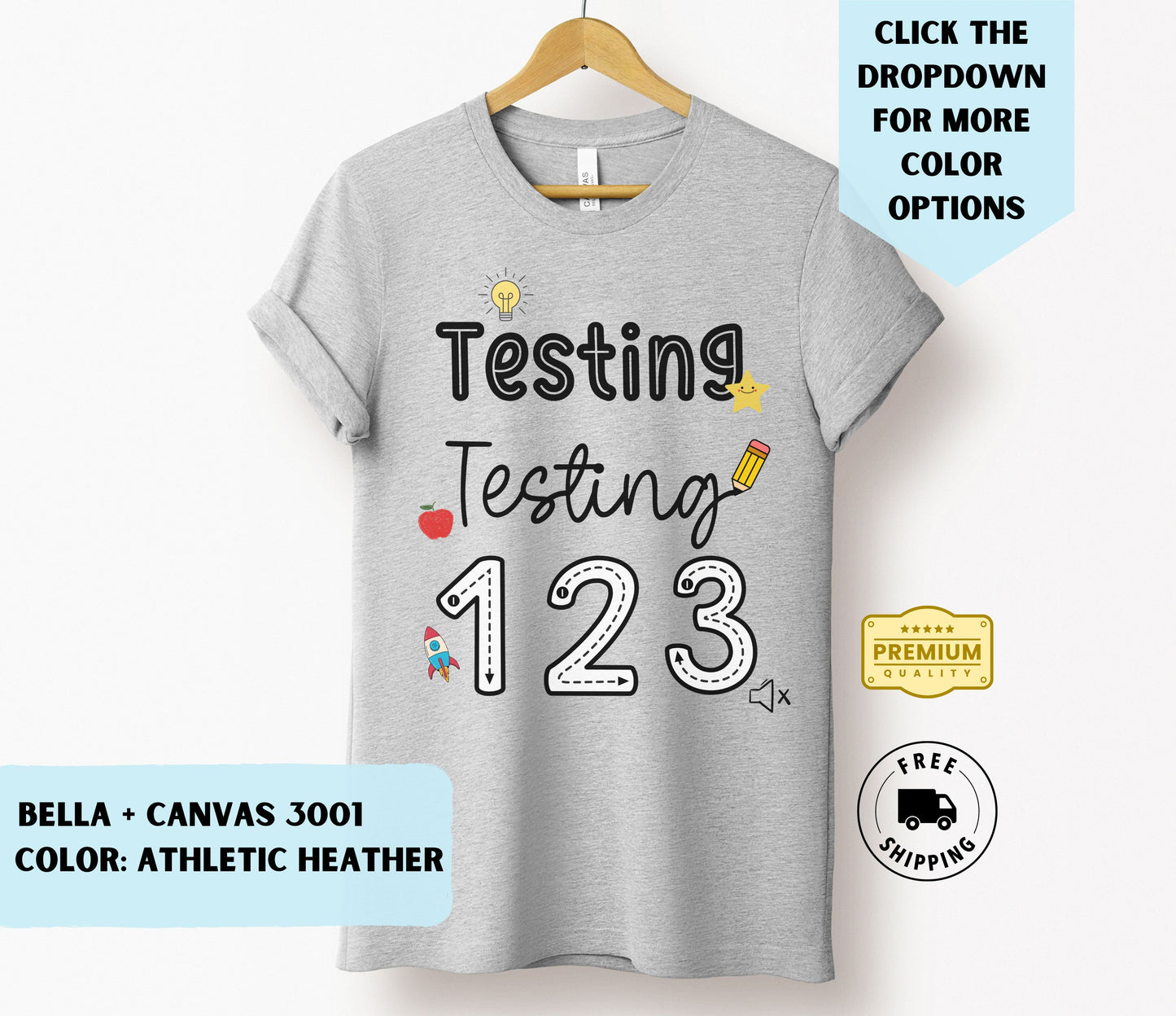 Testing Testing 123 T-Shirt