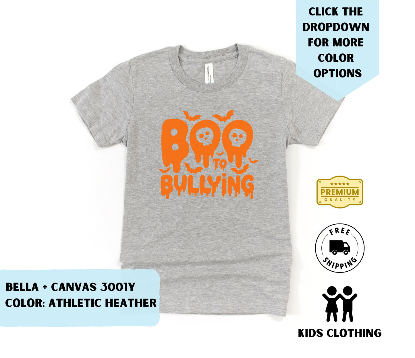 Toddler Boo To Bullying T-Shirt