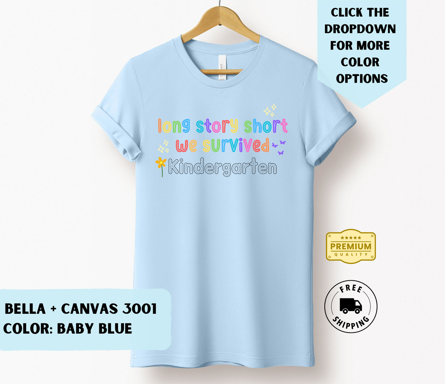 We Survived Kindergarten T-Shirt