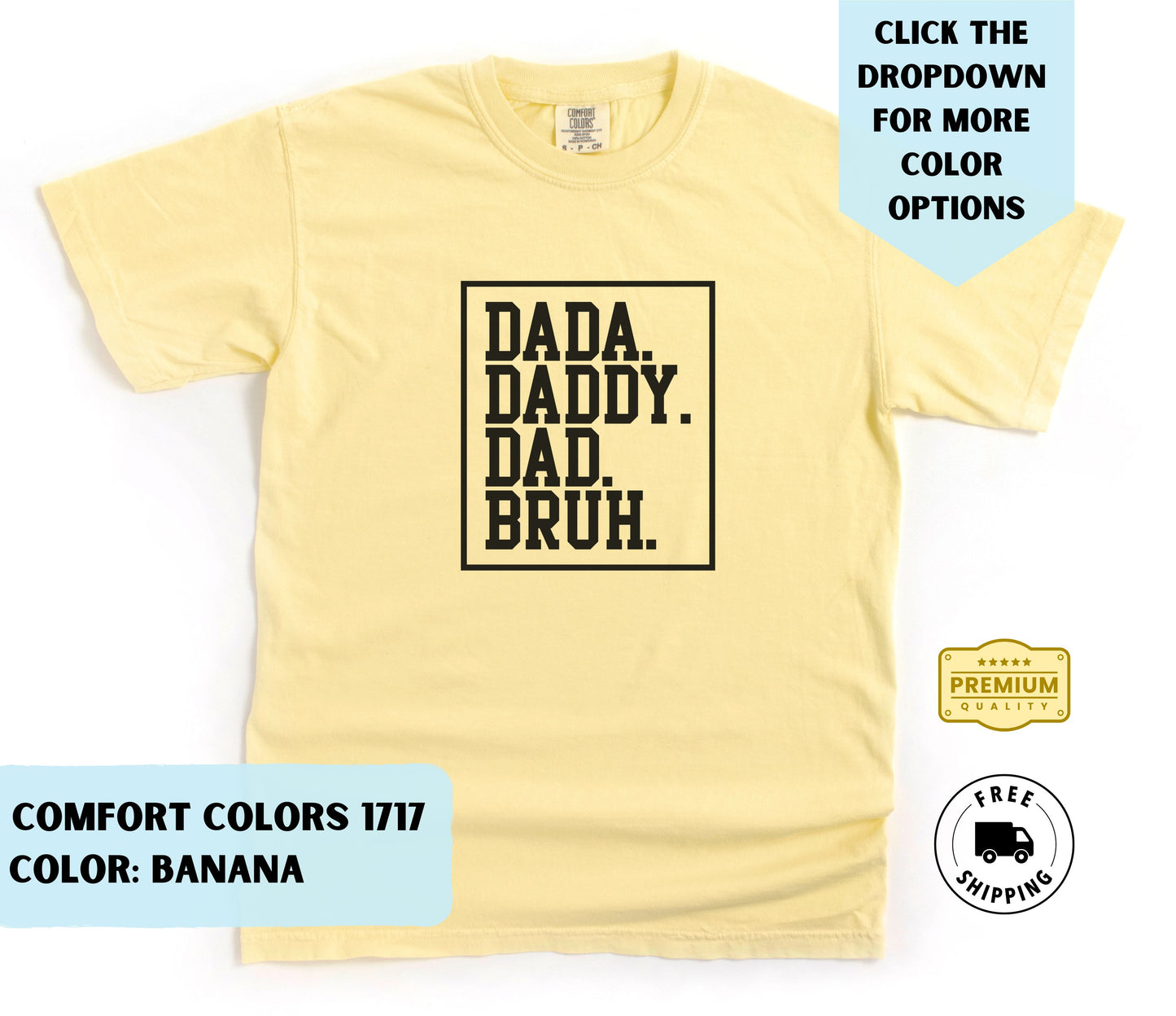 Dada Daddy Dad Bruh T-Shirt