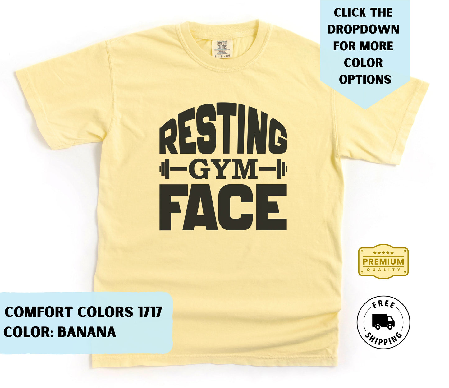 Resting Gym Face T-Shirt