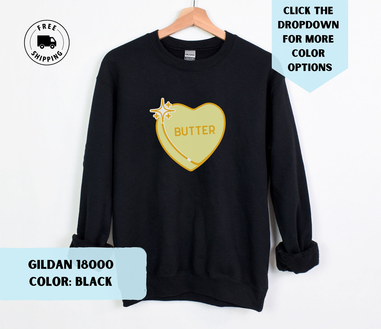 Butter Valentine Crewneck