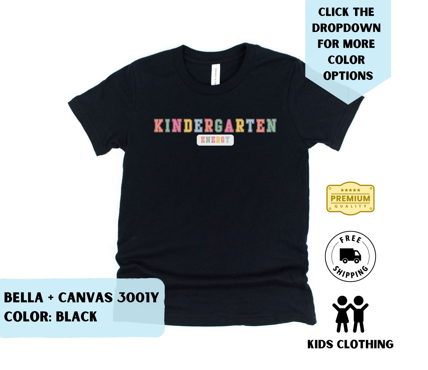 Youth Kindergarten Energy T-Shirt