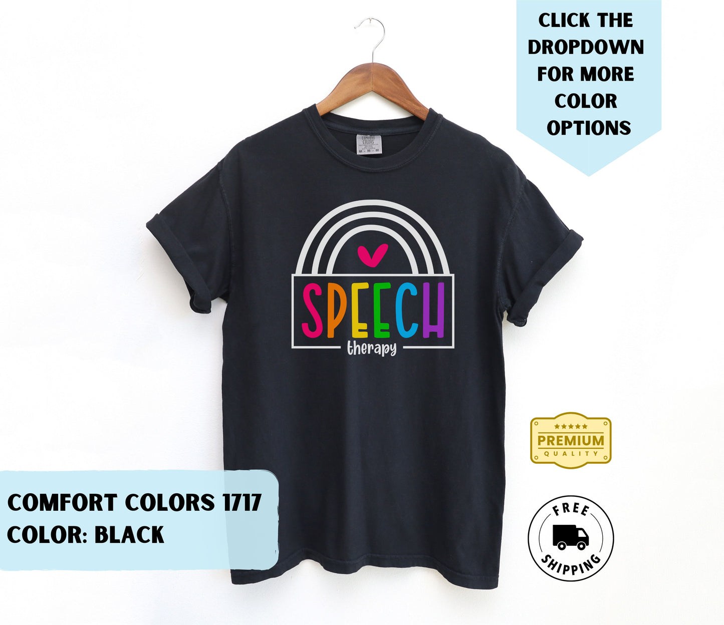 Speech Therapy Colorful T-Shirt