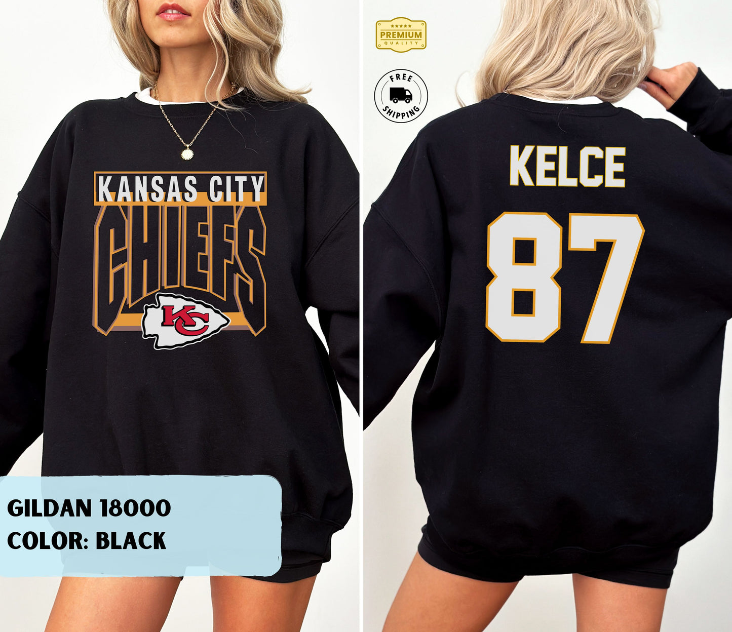 Chiefs KC 87 Crewneck