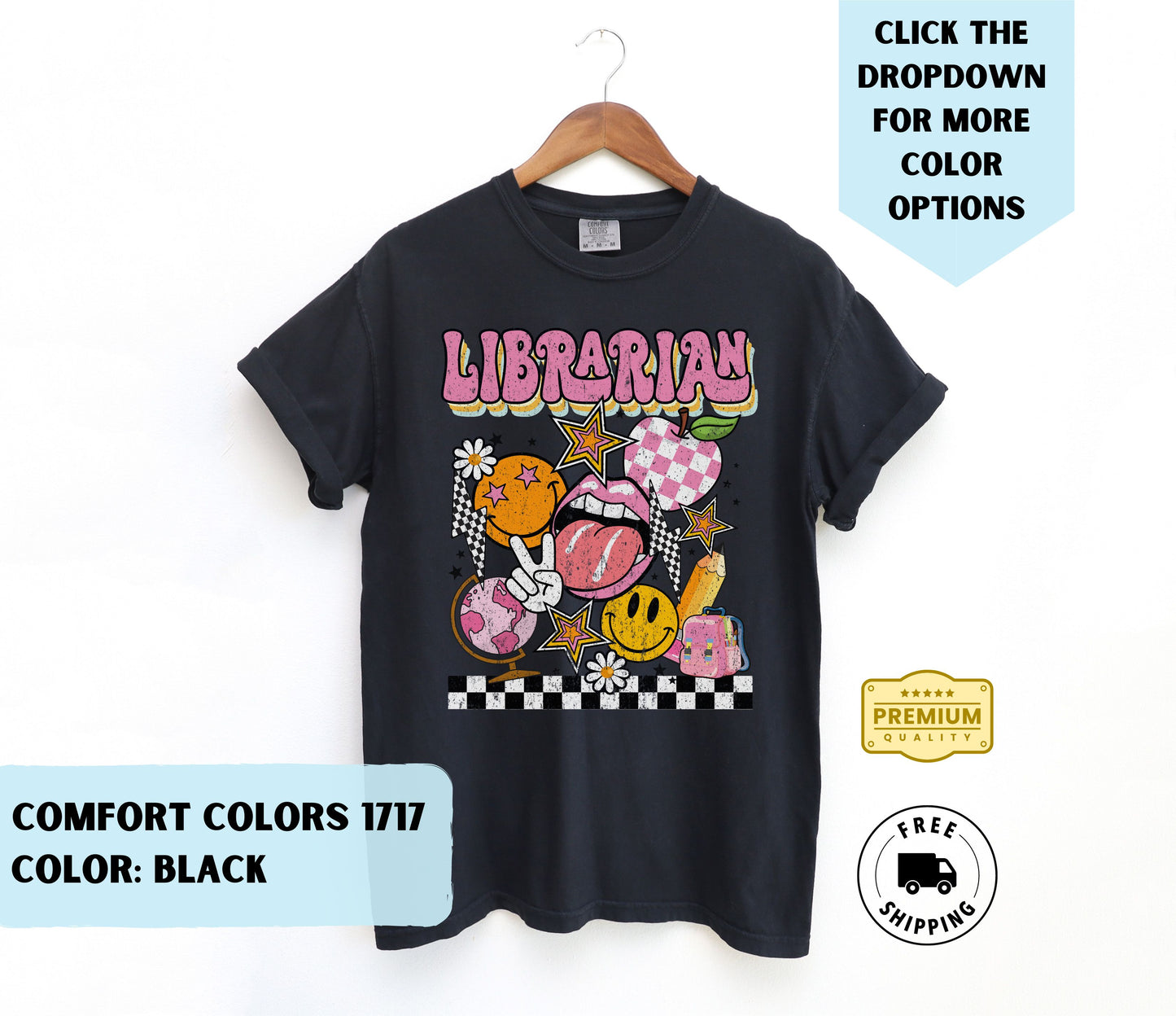 Librarian Grunge T-Shirt