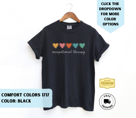 Occupational Therapy Hearts T-Shirt