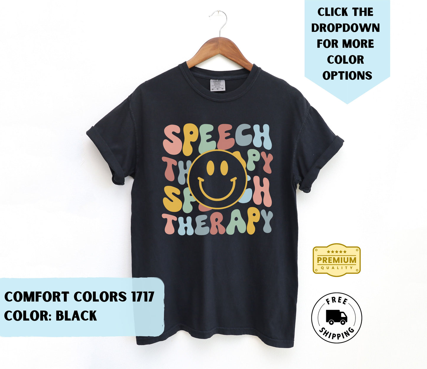 Speech Therapy Smiley T-Shirt