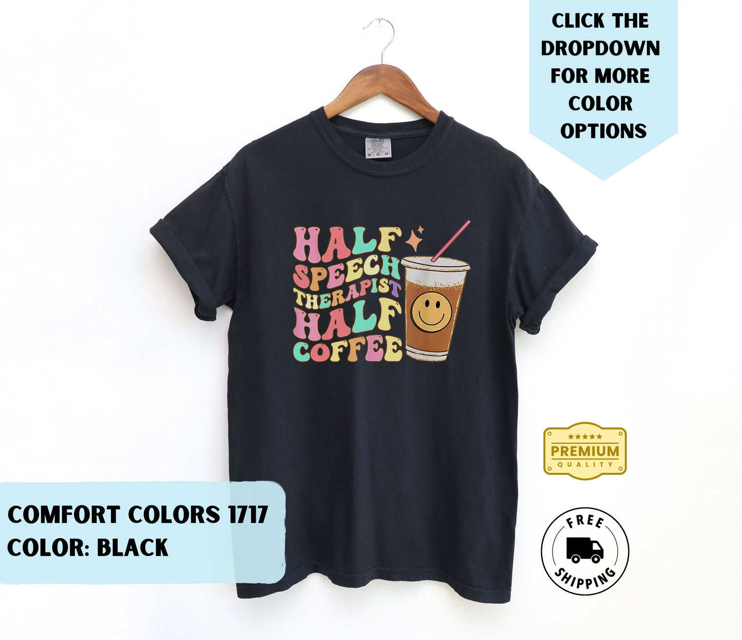 Half SLP Half Coffee T-Shirt