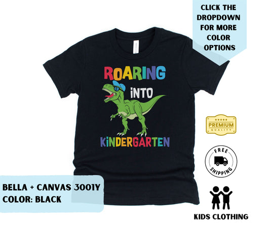 Toddler Roaring into Kindergarten T-Shirt