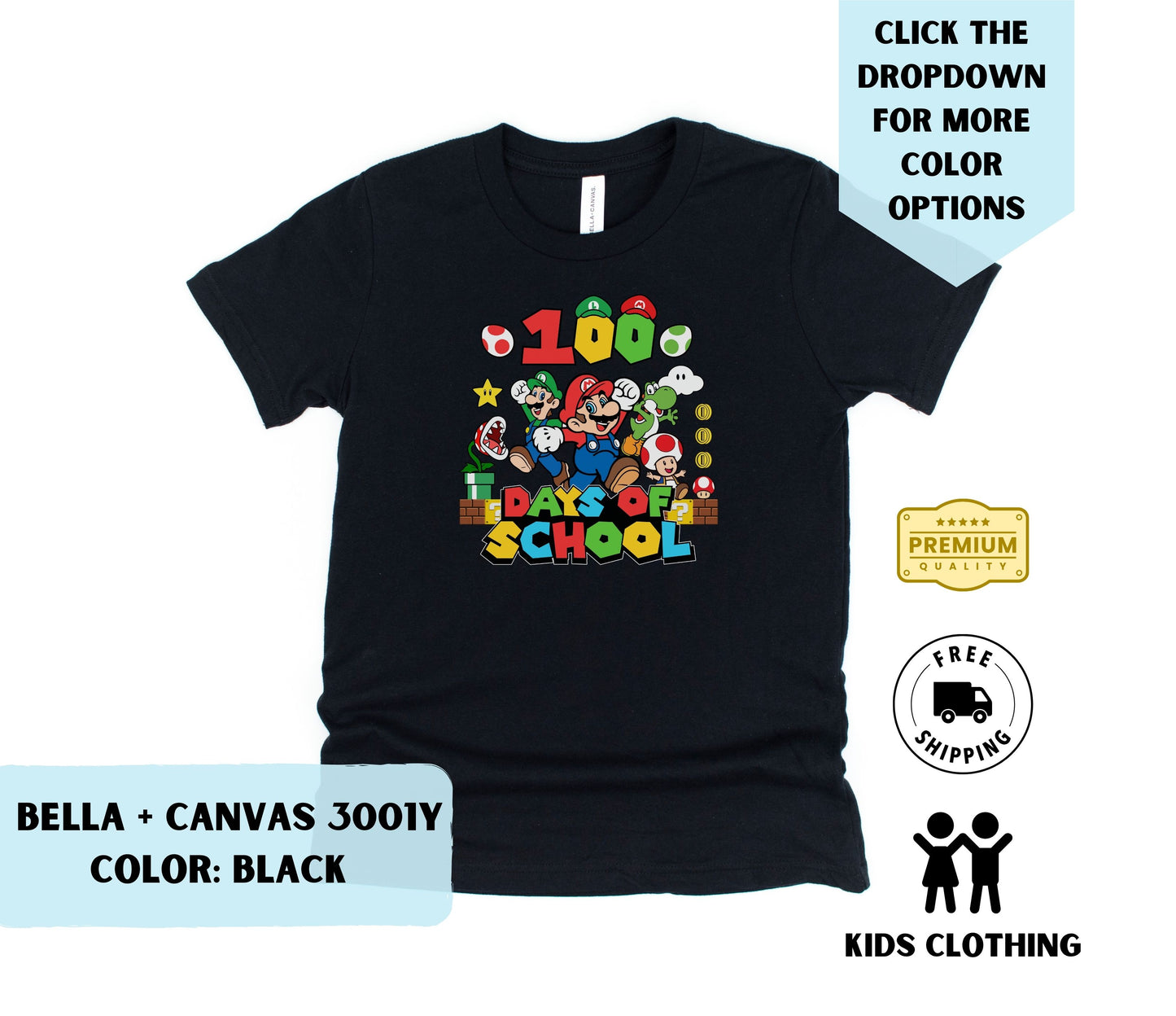 Toddler 100 Days Level Up T-Shirt