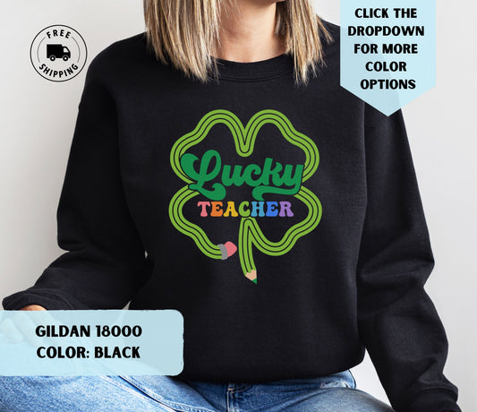 Lucky Teacher Crewneck