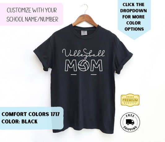 Custom Volleyball Mom T-Shirt