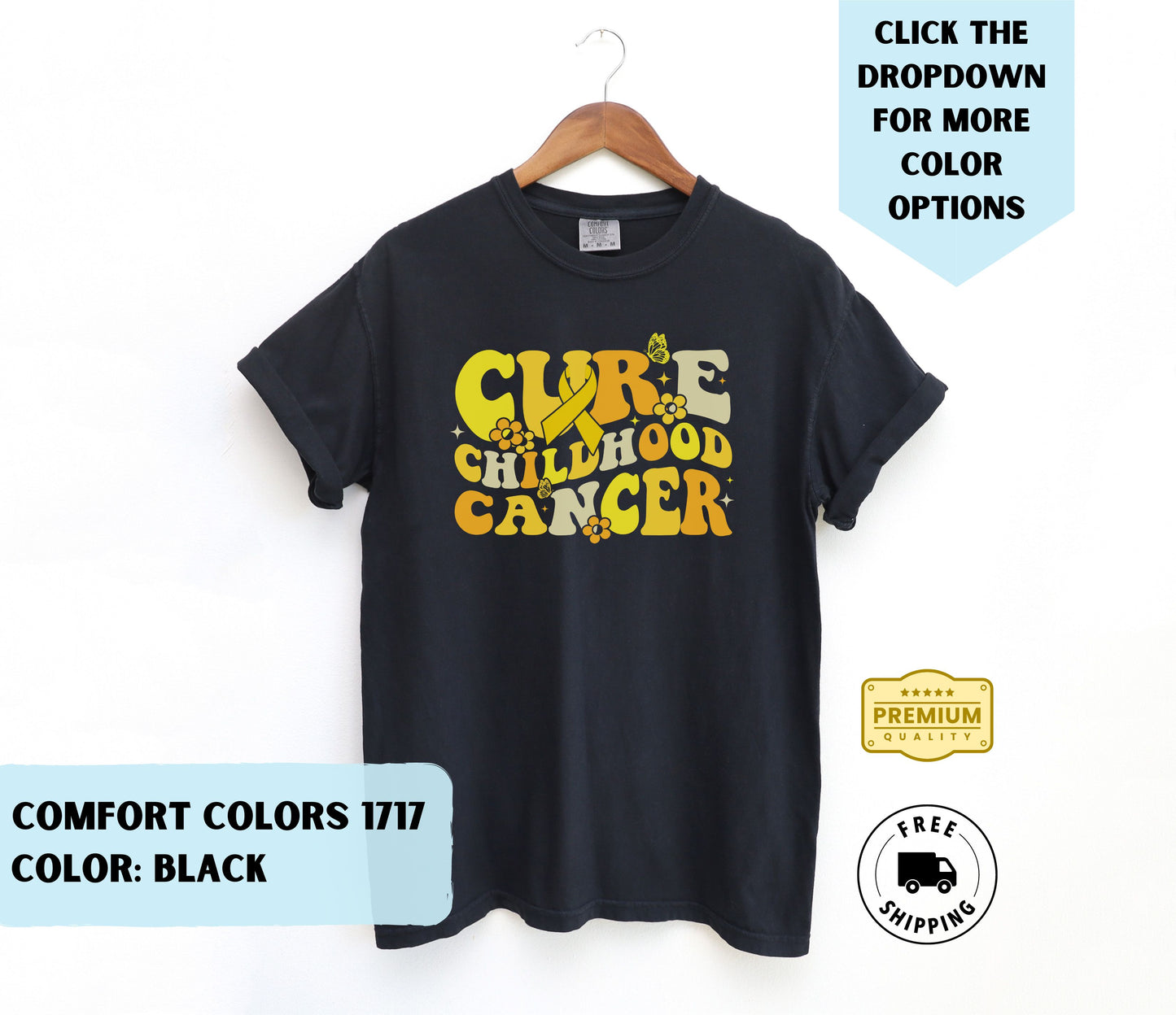 Cure Childhood Cancer Fundraiser T-Shirt