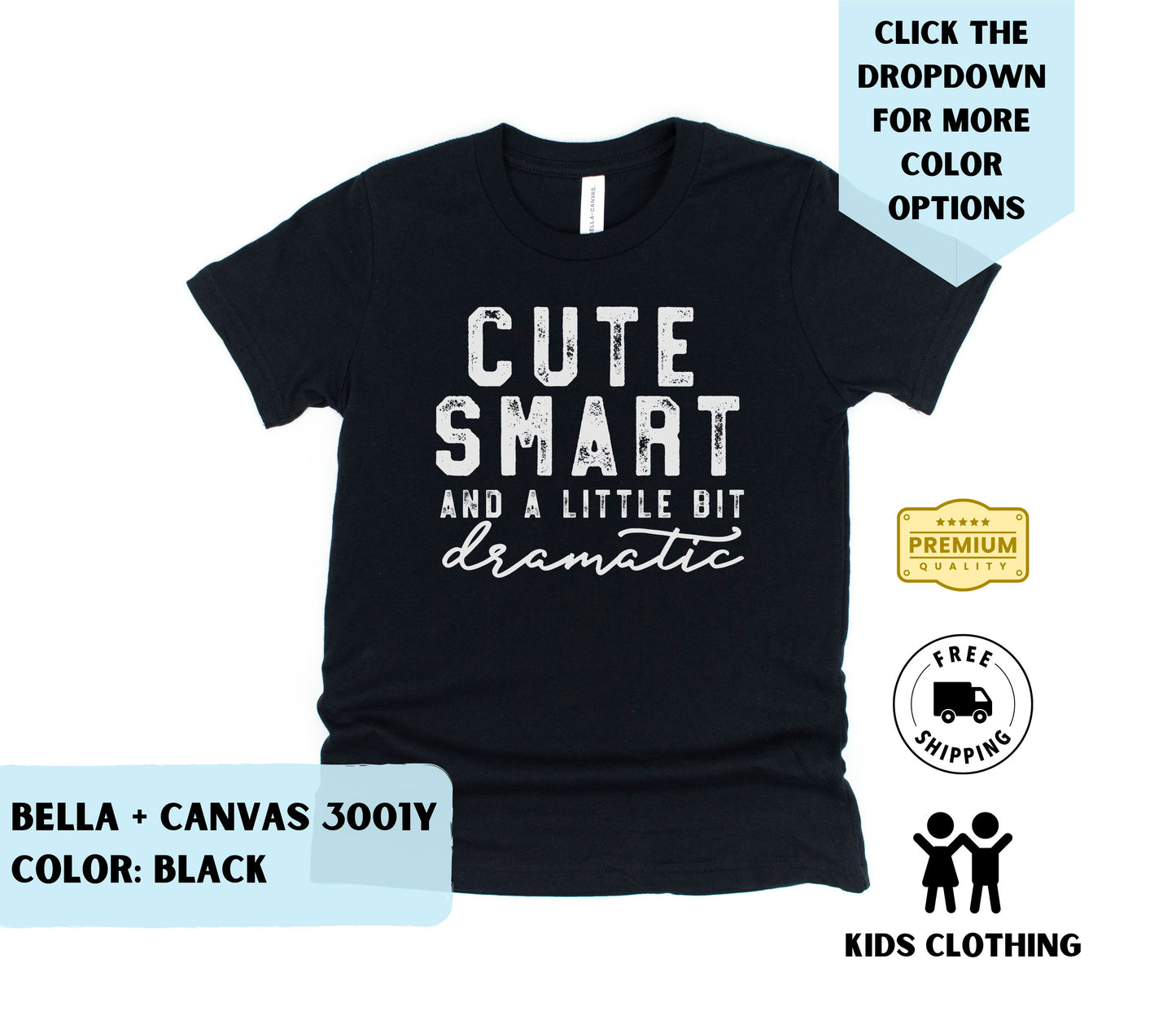 Toddler Little Bit Dramatic T-Shirt