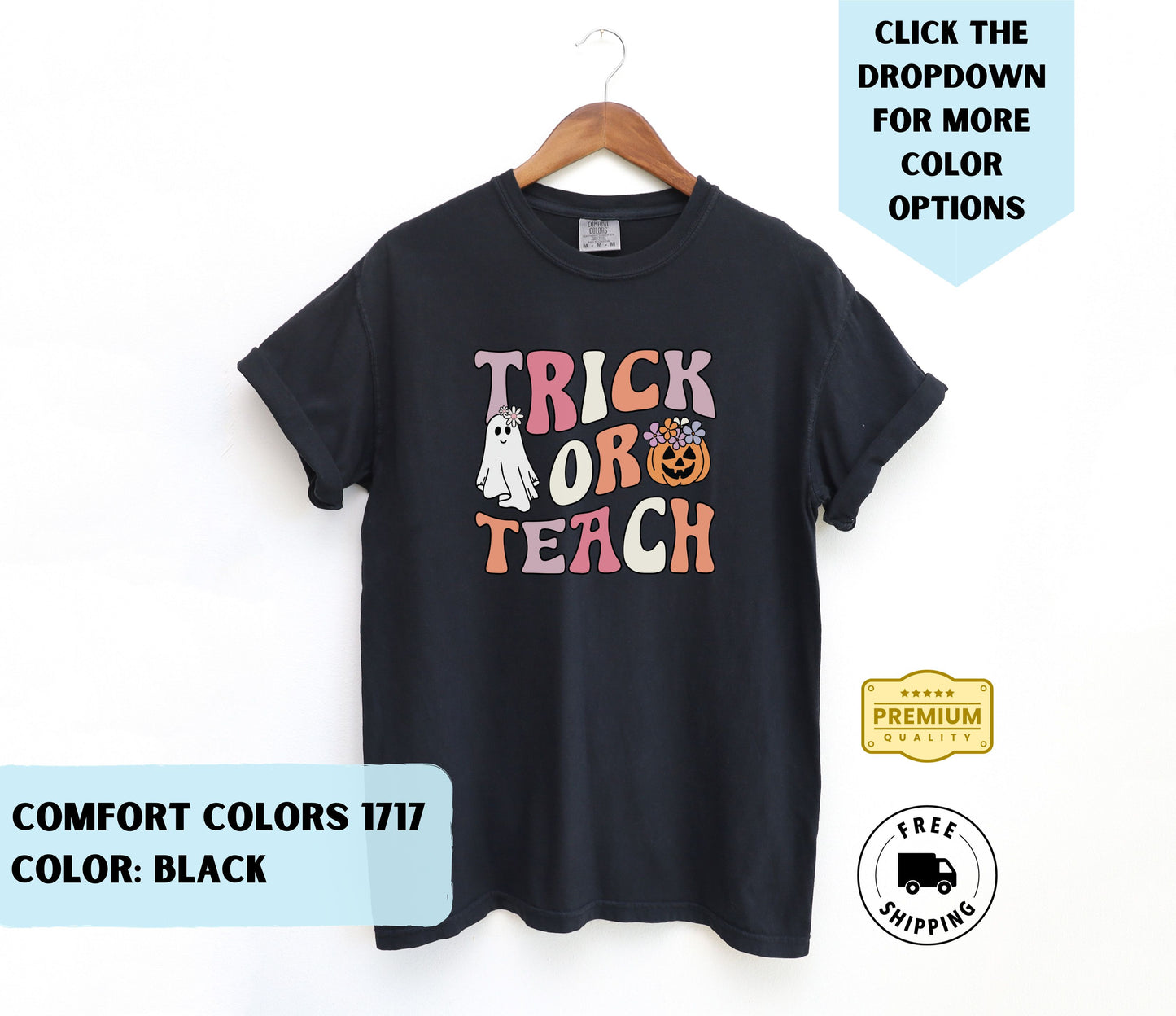 Trick or Teach Groovy T-Shirt