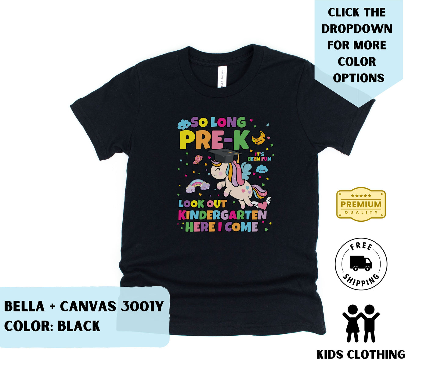 Youth Look Out Kindergarten T-Shirt