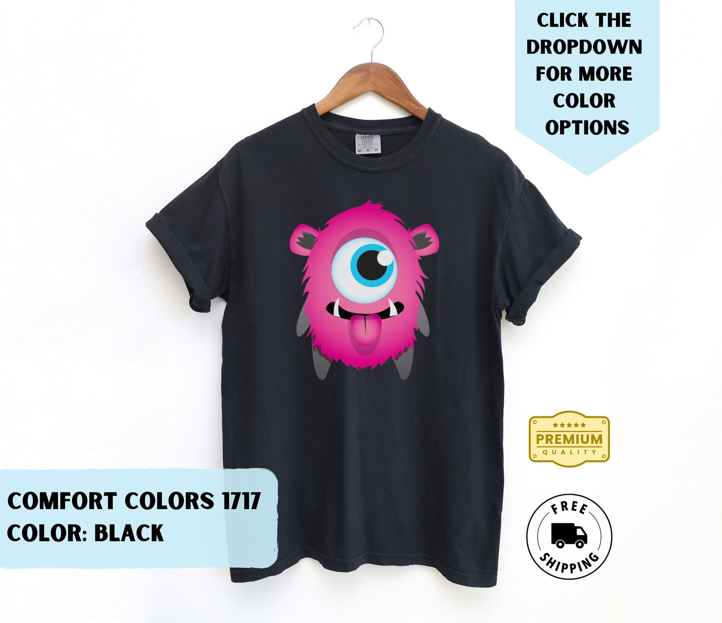 MOJO Monster One-Eyed Tongue Out T-Shirt