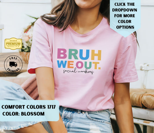 Bruh Social Workers T-Shirt