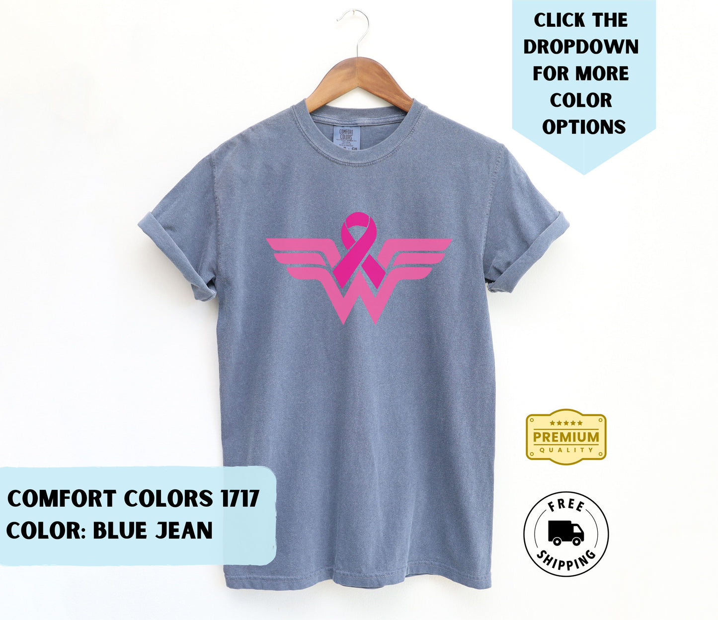 Wonder Women Breast Cancer Awareness Fundraiser T-Shirt