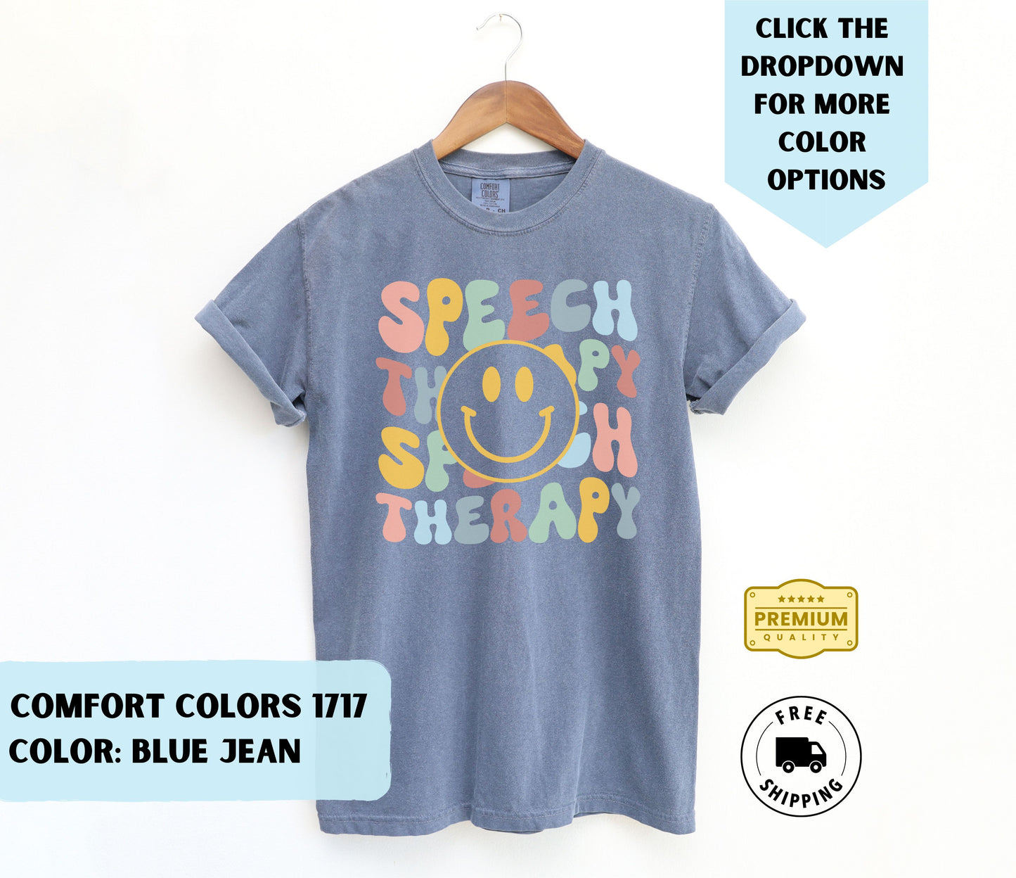 Speech Therapy Smiley T-Shirt