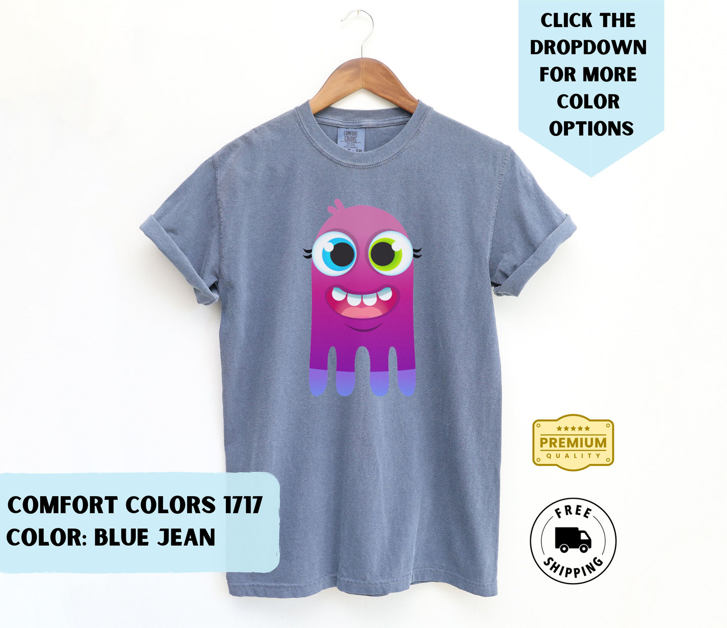 MOJO Monster Colorful Eyes T-Shirt