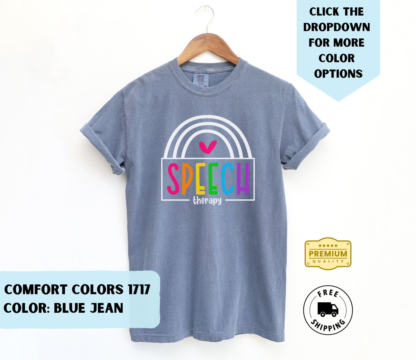 Speech Therapy Colorful T-Shirt