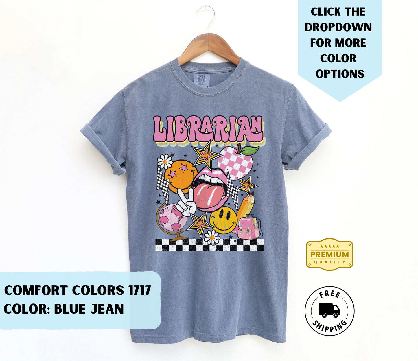 Librarian Grunge T-Shirt