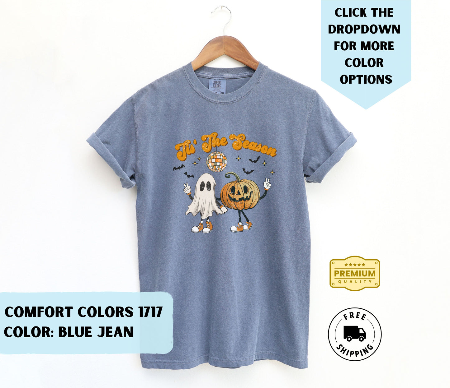 Tis The Season Halloween Pumpkin Ghoul T-Shirt