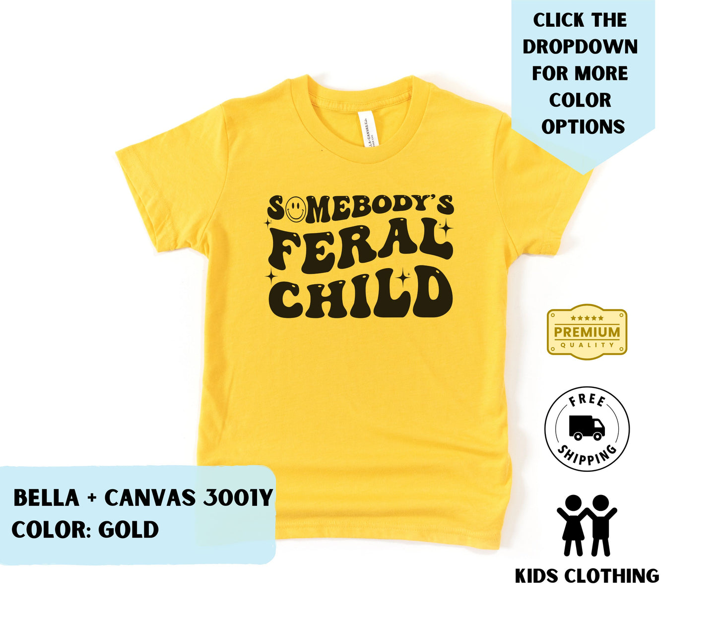 Youth Feral Child T-Shirt