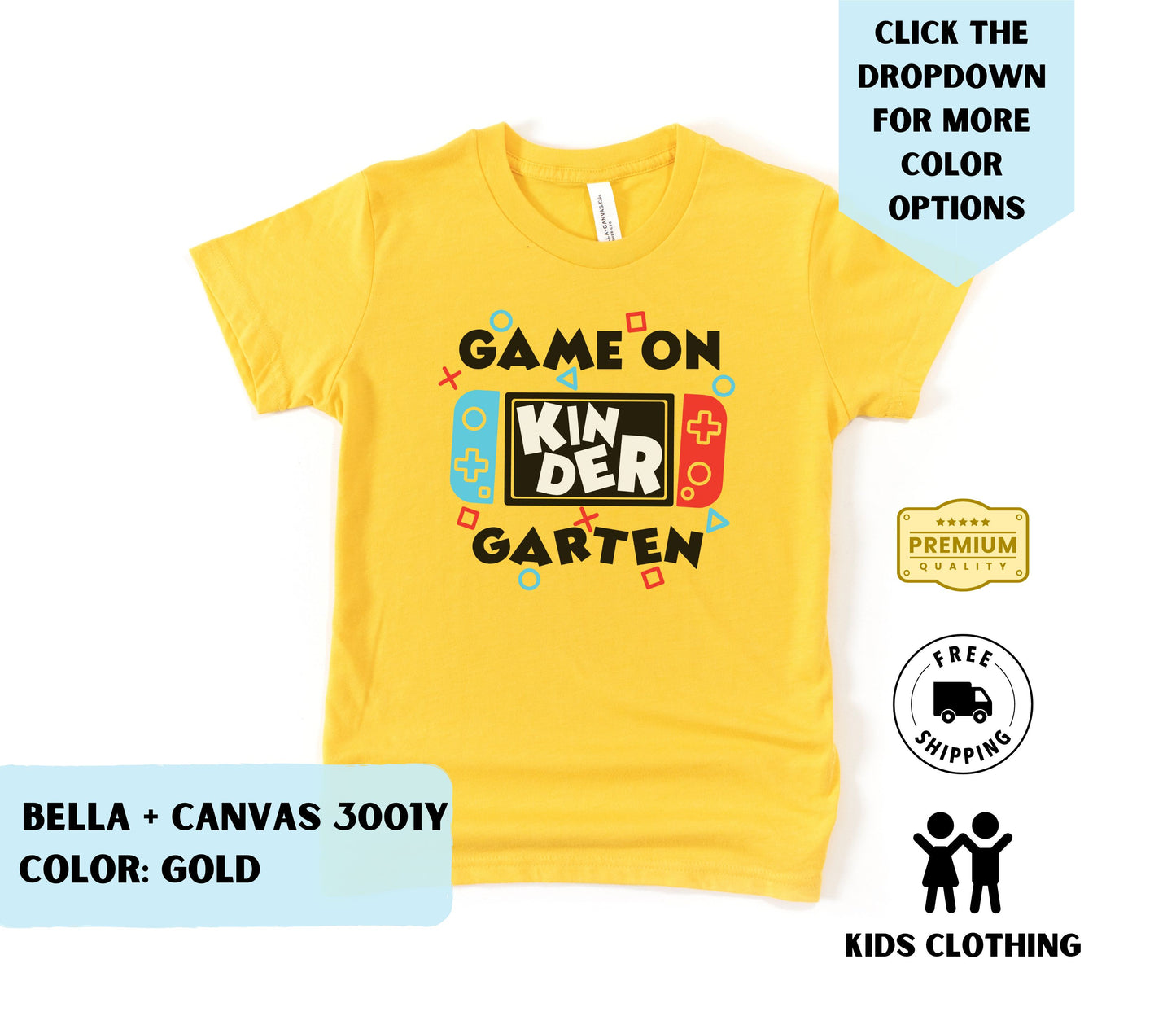 Youth Game On Kindergarten Switch T-Shirt