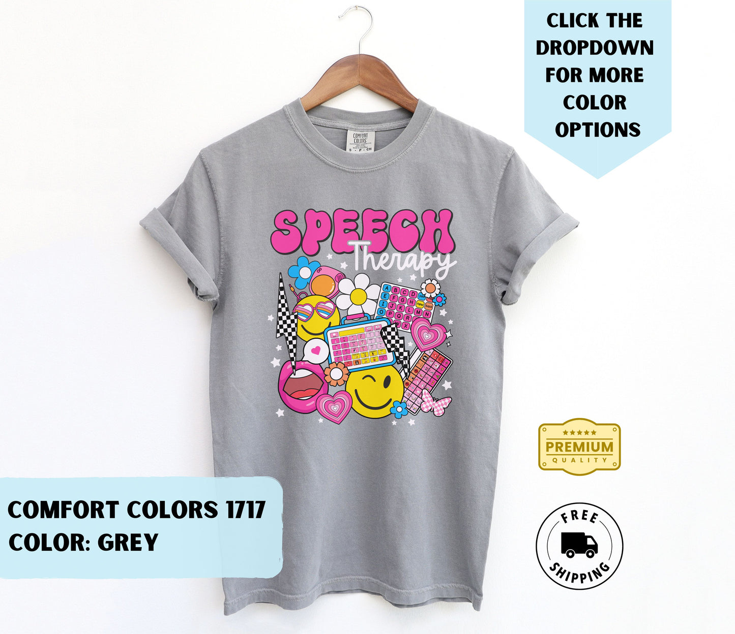 Speech Therapy Retro T-Shirt