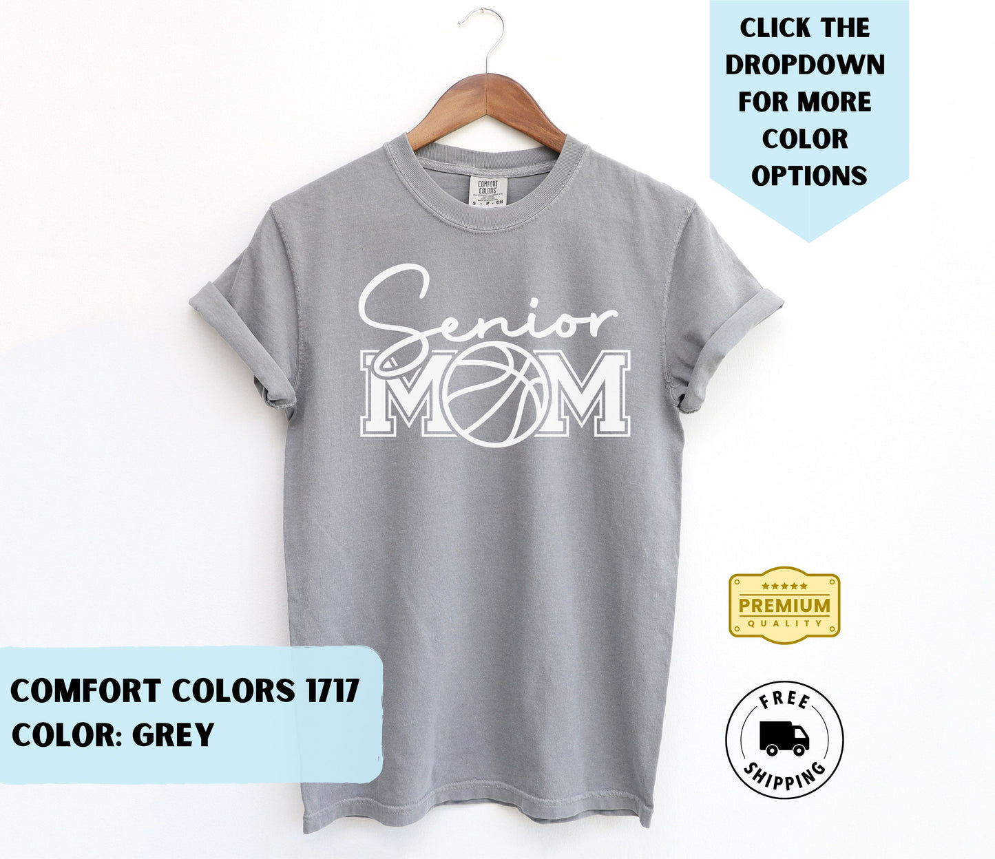 Senior Basketball Mom 2024 T-Shirt