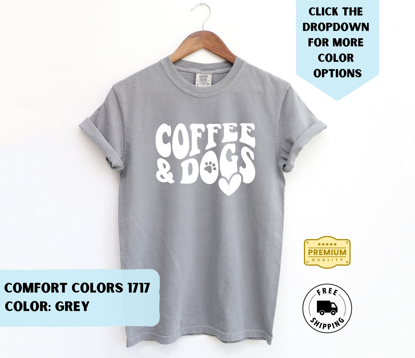 Coffee & Dogs T-Shirt