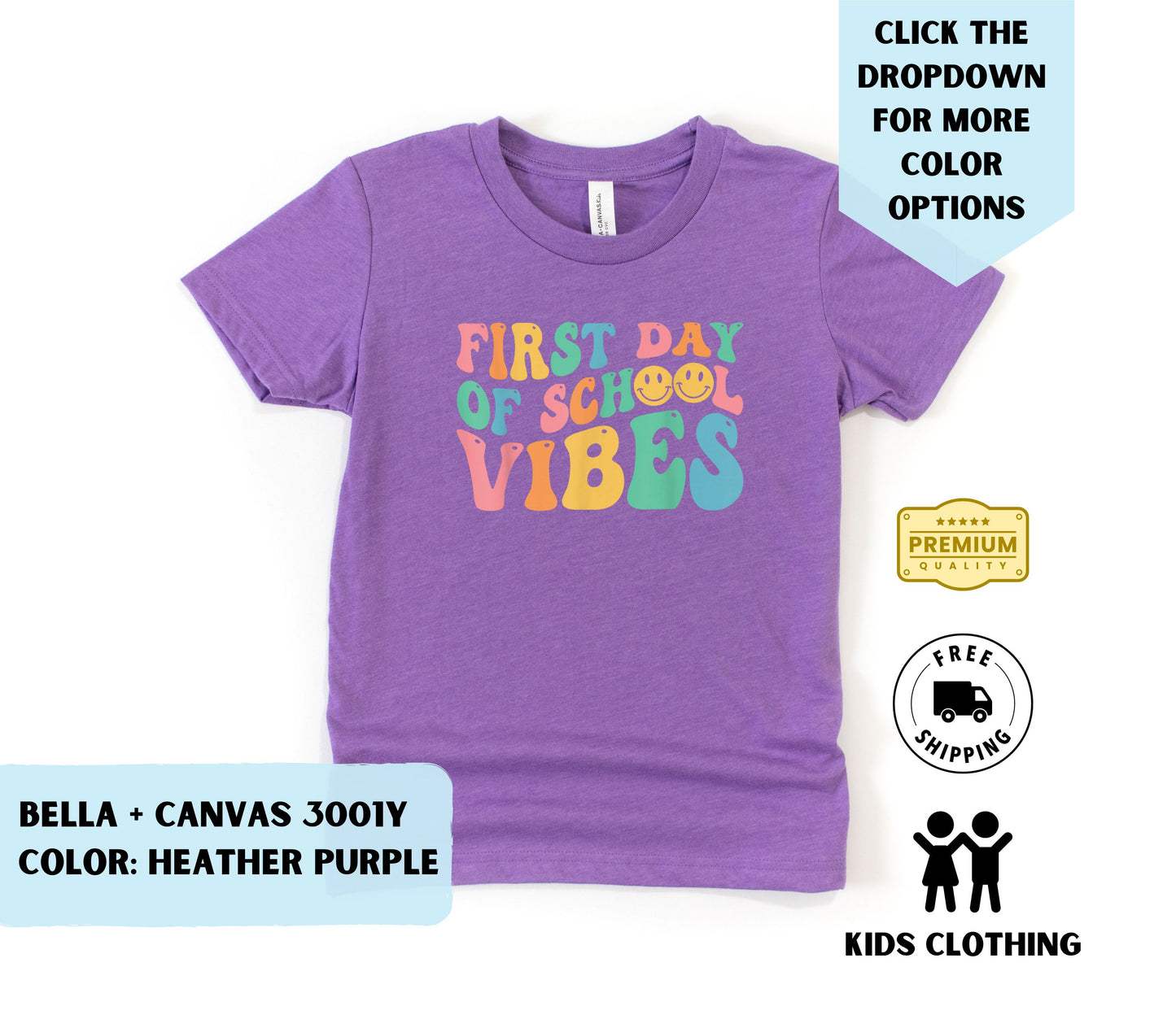 Youth First Day Vibes T-Shirt