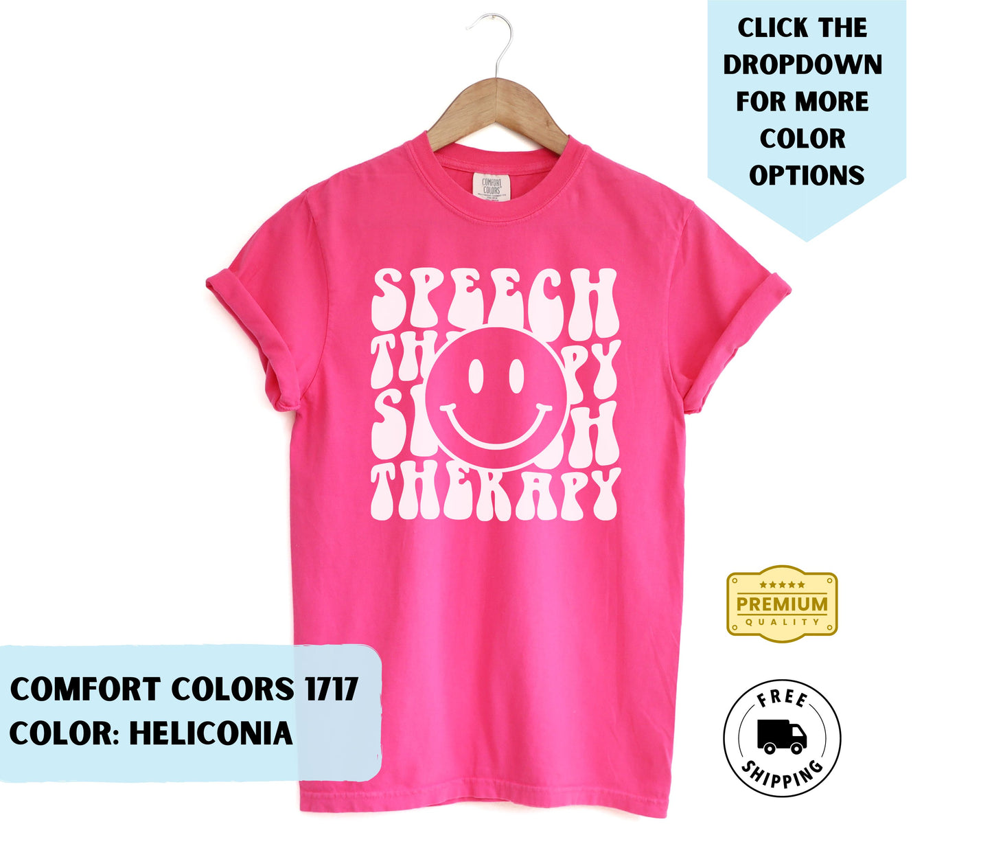 Speech Therapy Smiley T-Shirt