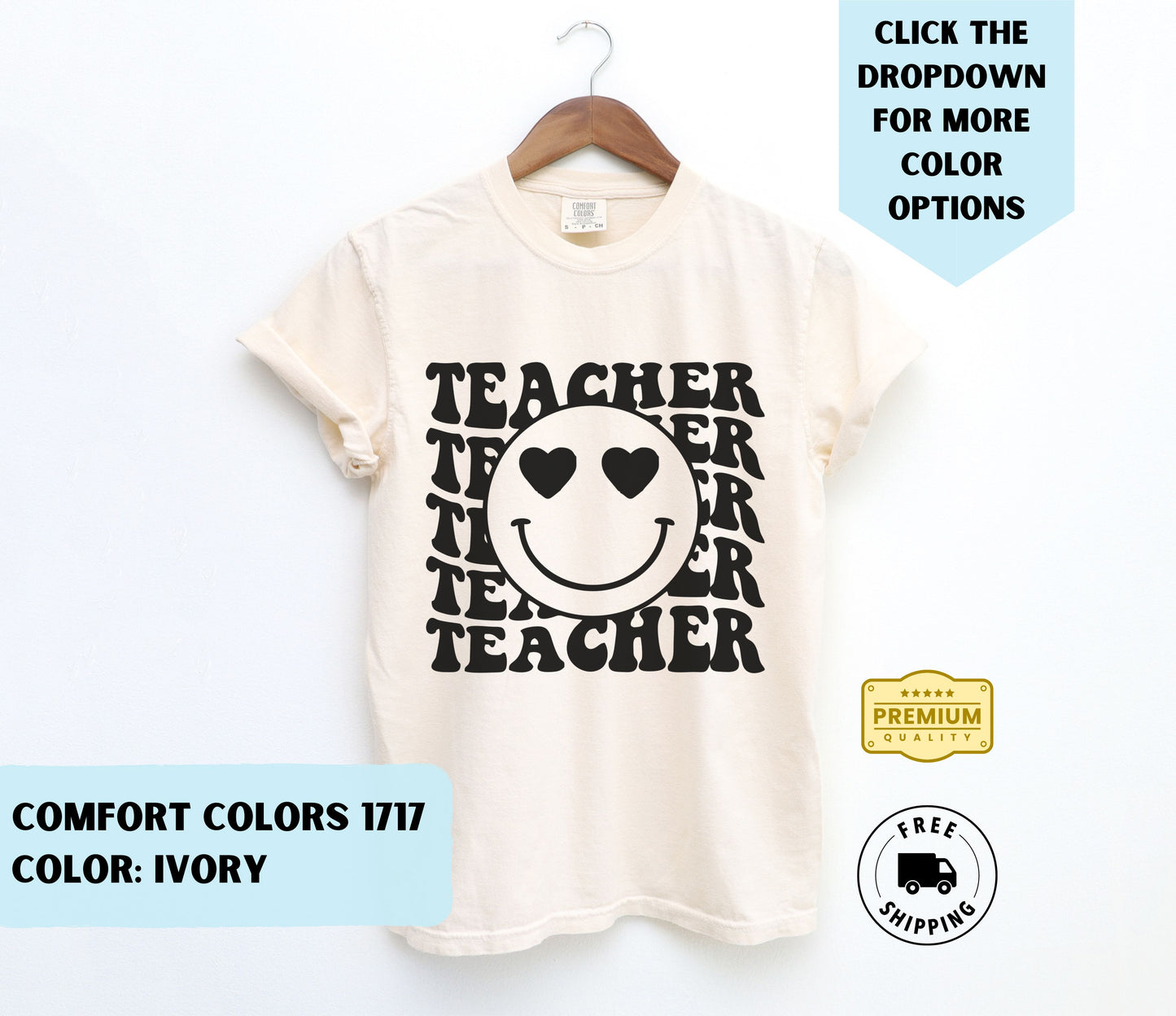 Teacher Smiley T-Shirt