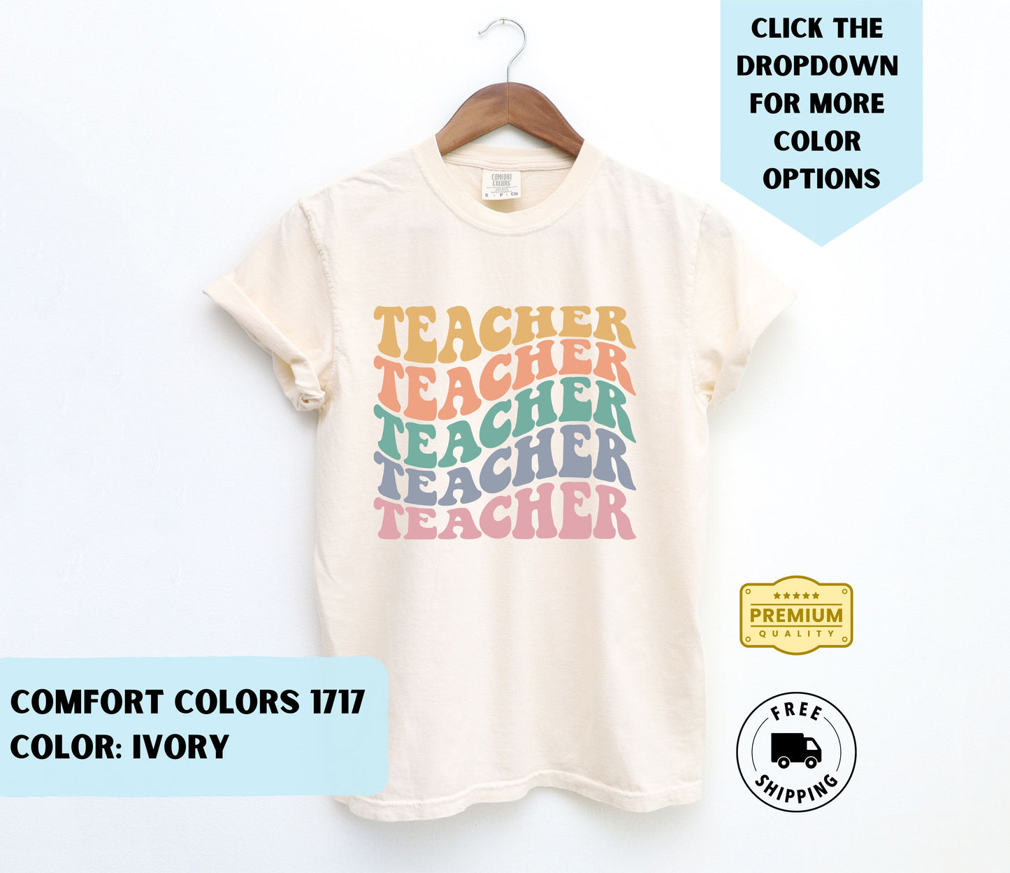 Teacher Wave Color T-Shirt