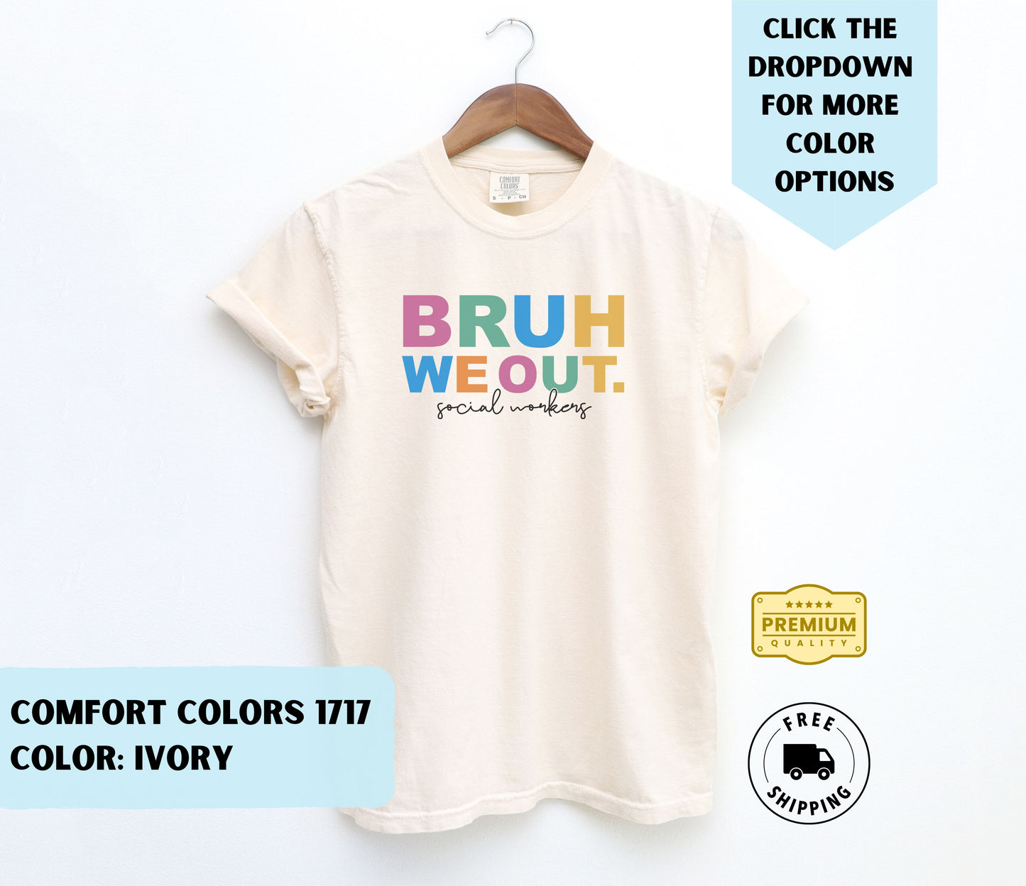 Bruh Social Workers T-Shirt