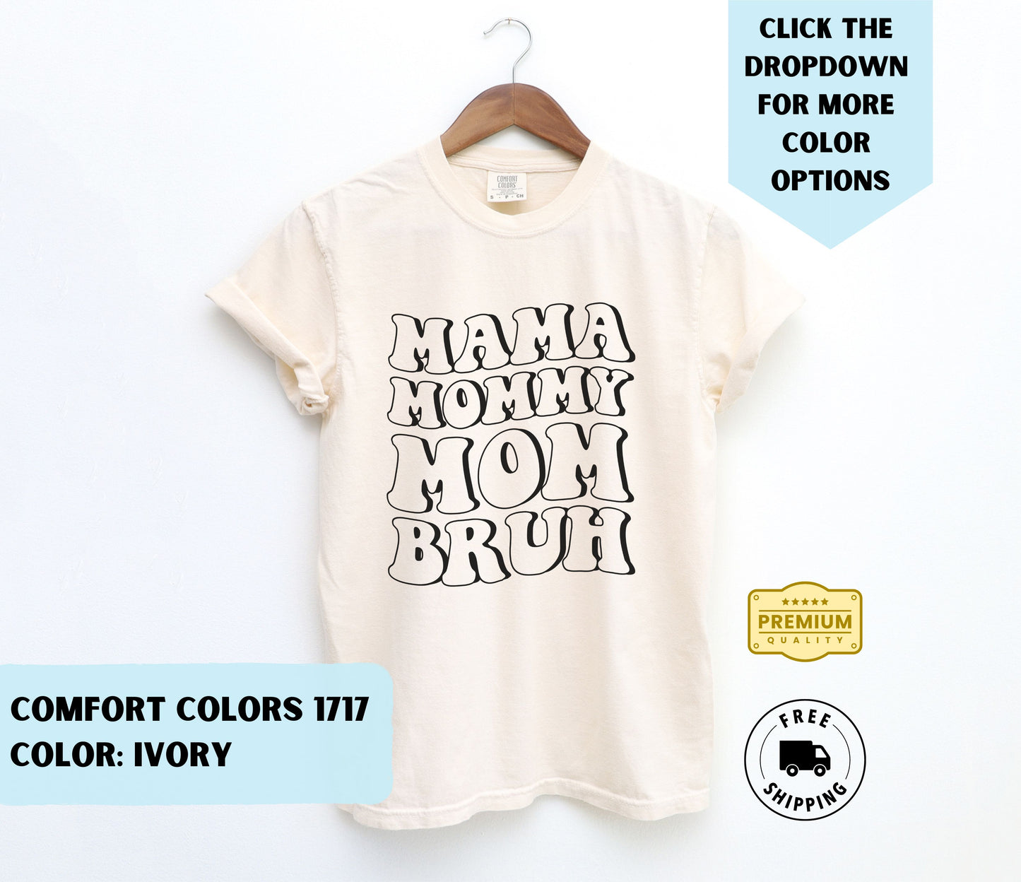 Mama Mommy Mom Bruh T-Shirt