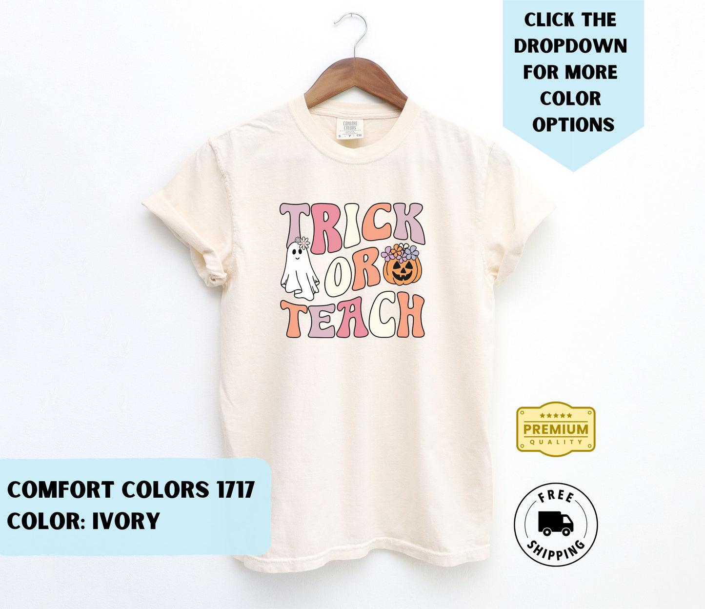 Trick or Teach Groovy T-Shirt