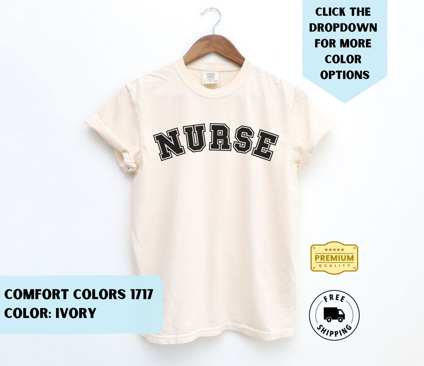 Nurse College Print T-Shirt